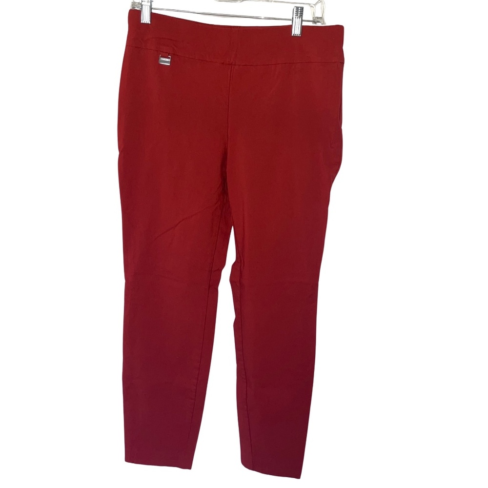 Alfani Women's Red/Burnt Orange Cropped Pants